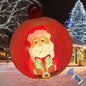 60Cm Transparent Giant Inflatable Christmas Ball with Lights Christmas Ornaments Christmas PVC Inflatable Decorated Ball