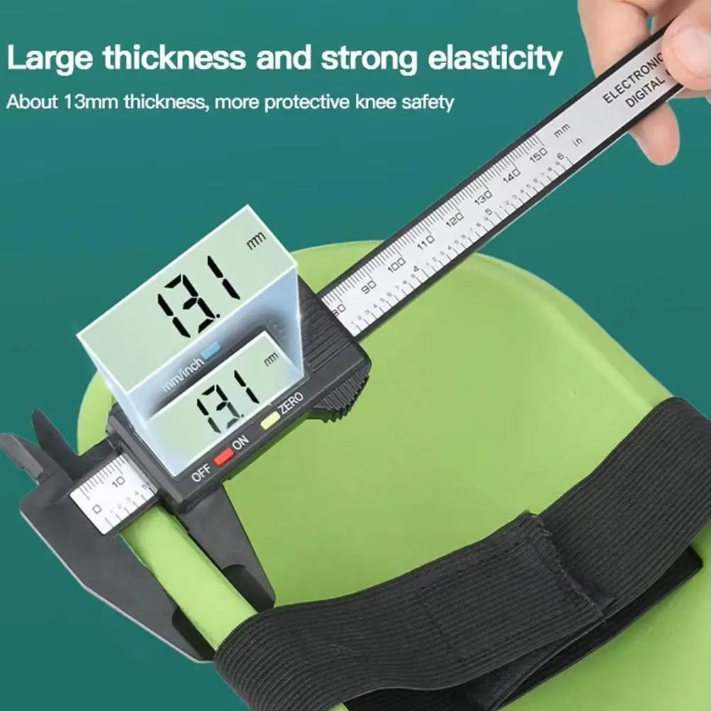 1Pair Knee Protection Pad Tile Mud Workers Knee Paste Floor Brick Artifacts Moisture Thickening Brick Garden Manual Work Tools