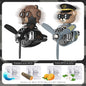 Rotating Airplane Pilot Bear Car Air Fresheners Accessories Interior Decorations Fan Vent Clips Perfume Fragrance Diffuser Aroma