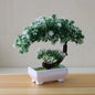 Artificial Plants Bonsai Simulated Tree Potted Plants Fake Flowers Table Potted Ornaments